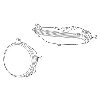Chrysler OE - Front Lamps - Fog Lamps