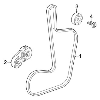 Chrysler OE - Cooling - Belts & Pulleys (Base / Limited / S 3.6L)