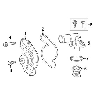 Chrysler OE - Cooling - Water Pump (3.6L)