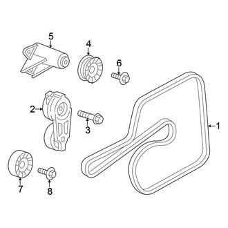 Chrysler OE - Cooling - Belts & Pulleys (Gas)