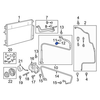 Chrysler OE - A/C Service Valve Cap