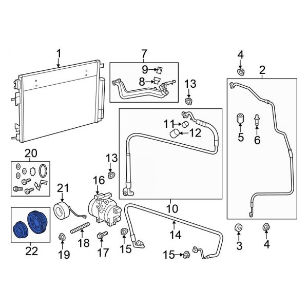 A/C Compressor Clutch Pulley