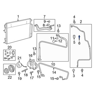 Chrysler OE - A/C Service Valve Cap