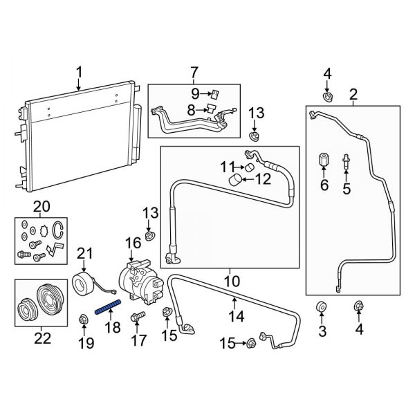 A/C Compressor Stud