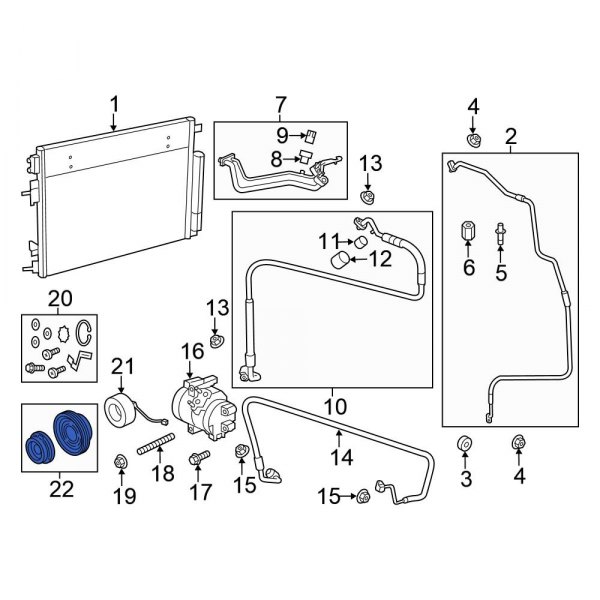 A/C Compressor Clutch Pulley