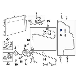 Chrysler OE - A/C Service Valve Cap