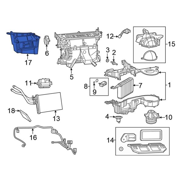 HVAC Air Inlet Housing