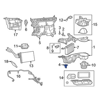 Chrysler OE - A/C Evaporator Drain