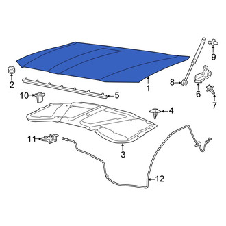 Chrysler OE - Front Hood Panel