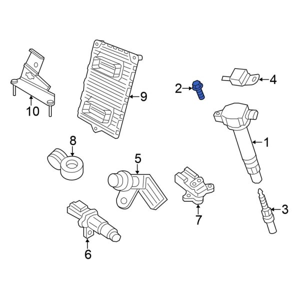 Ignition Coil Screw