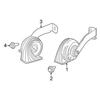 Chrysler OE - Electrical - Horn