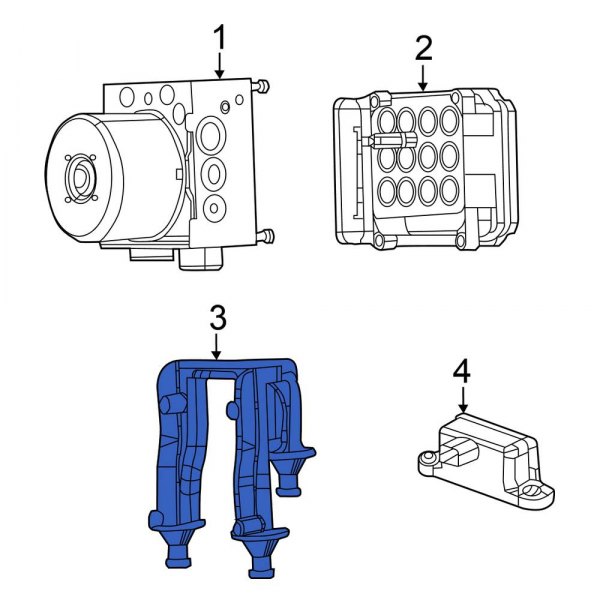 ABS Modulator Bracket