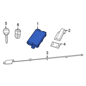 Chrysler OE - Keyless Entry Receiver