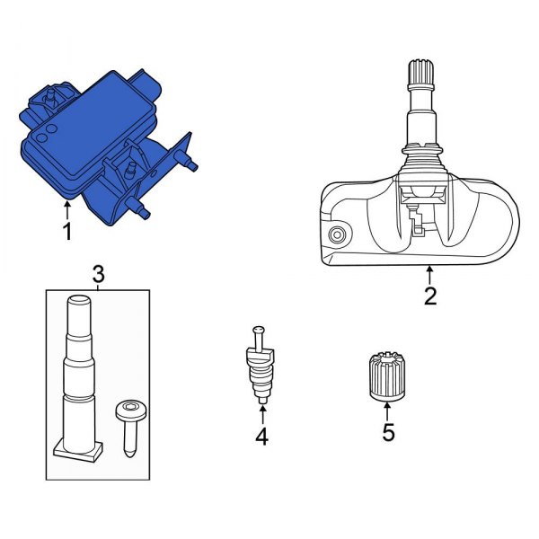 Tire Pressure Monitoring System (TPMS) Control Module