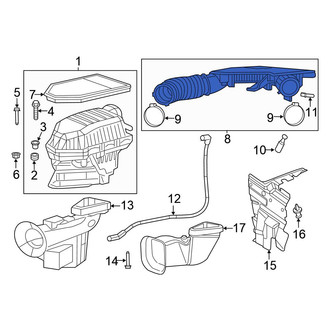 Chrysler OE - Engine Air Intake Hose