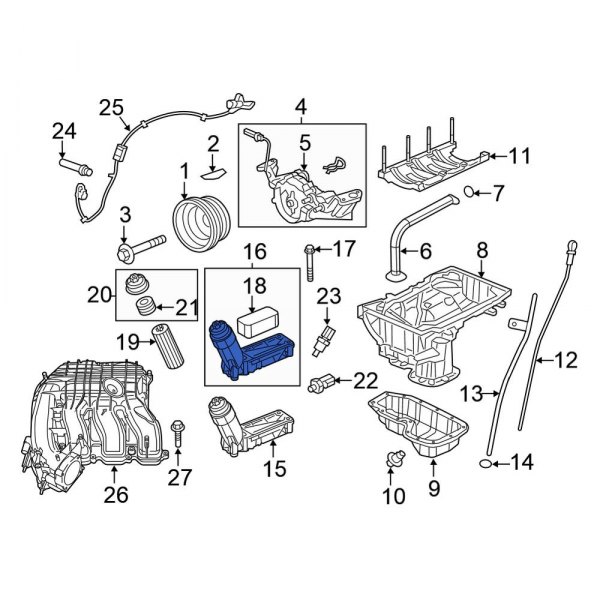 Engine Oil Filter Adapter