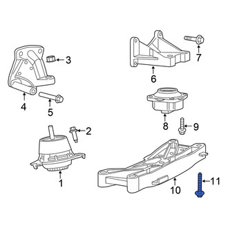 Chrysler OE - Transmission Crossmember Bolt