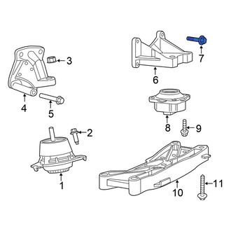 Chrysler OE - Automatic Transmission Mount Bolt