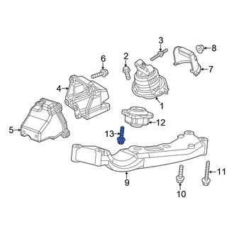 Chrysler OE - Automatic Transmission Mount Bolt