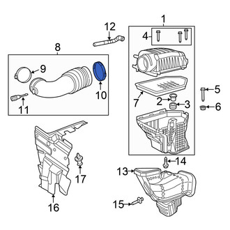 Chrysler OE - Engine Air Duct Clamp