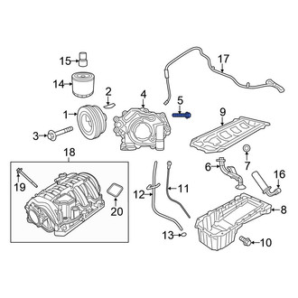 Chrysler OE - Engine Oil Pump Bolt