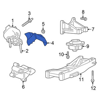 Chrysler OE - Engine Mount Heat Shield