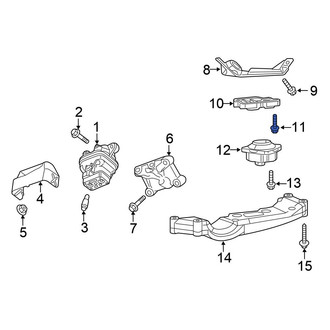 Chrysler OE - Automatic Transmission Mount Bolt