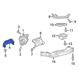 Chrysler OE - Engine Mount Heat Shield