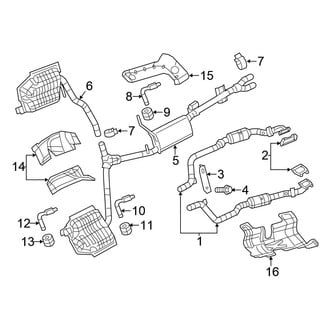 Chrysler OE - Exhaust System - Exhaust Components