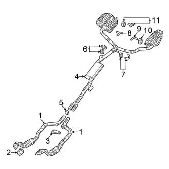 Chrysler OE - Exhaust System - Exhaust Components