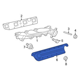 Chrysler OE - Left Exhaust Manifold Heat Shield