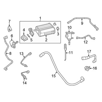 Chrysler OE - Emission System - Emission Components (3.6L)