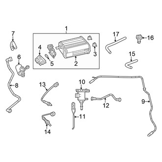 Chrysler OE - Emission System - Emission Components (Gas)