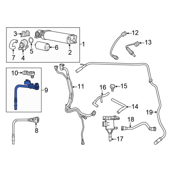 Evaporative Emissions System Lines