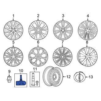 Chrysler OE - Tire Pressure Monitoring System (TPMS) Sensor