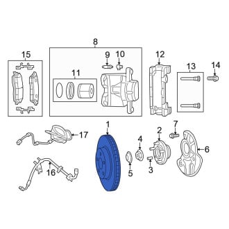 Chrysler OE - Front Disc Brake Rotor