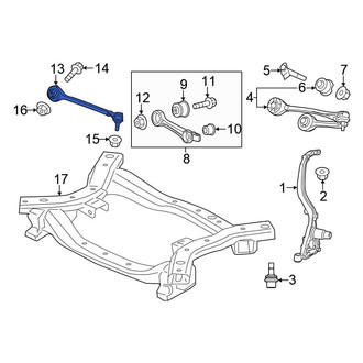 Chrysler OE - Rear Right Upper Rearward Suspension Control Arm