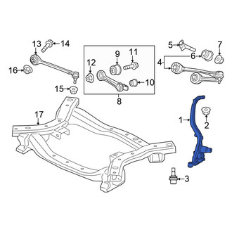 Chrysler OE - Front Left Steering Knuckle