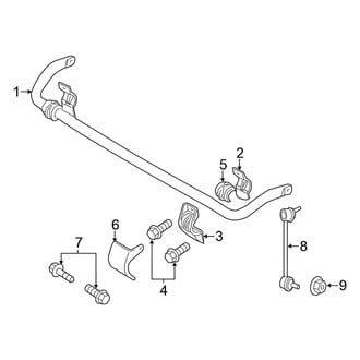 Chrysler OE - Front Suspension - Stabilizer Bar & Components
