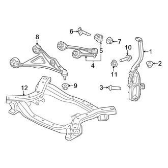Chrysler OE - Front Suspension - Suspension Components (AWD)