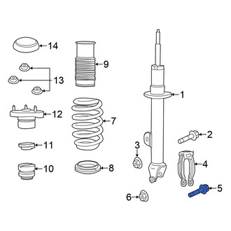 Chrysler OE - Suspension Strut Fork Bolt