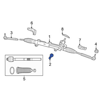 Chrysler OE - Rack and Pinion Bolt