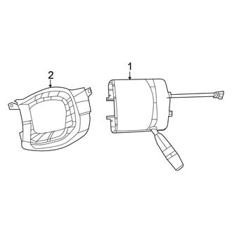 Chrysler OE - Steering Column - Shroud, Switches & Levers