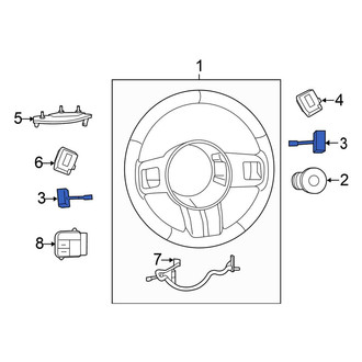 Chrysler OE - Right Steering Wheel Radio Controls