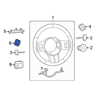 Chrysler OE - Steering Wheel Radio Controls