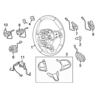 Chrysler OE - Steering Wheel & Trim (With Wood)