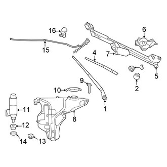 Chrysler OE - Windshield - Wiper & Washer Components