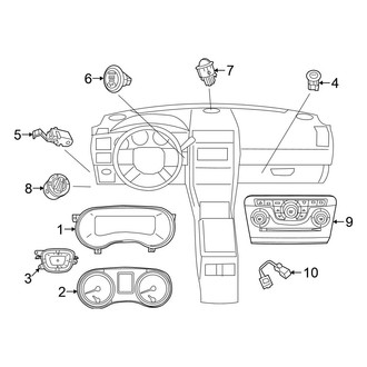 Chrysler OE - Instrument Panel - Cluster & Switches
