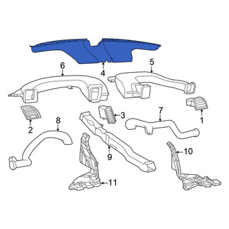 Chrysler OE - Front Windshield Defroster Nozzle