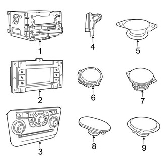 Chrysler OE - Instrument Panel - Sound System